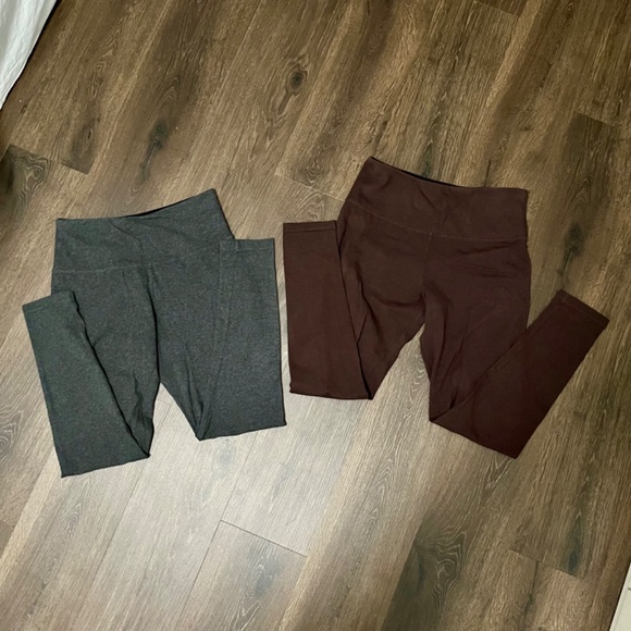 Westport Stretch Legging Bundle/Gray & Brown/Size M - Picture 1 of 9